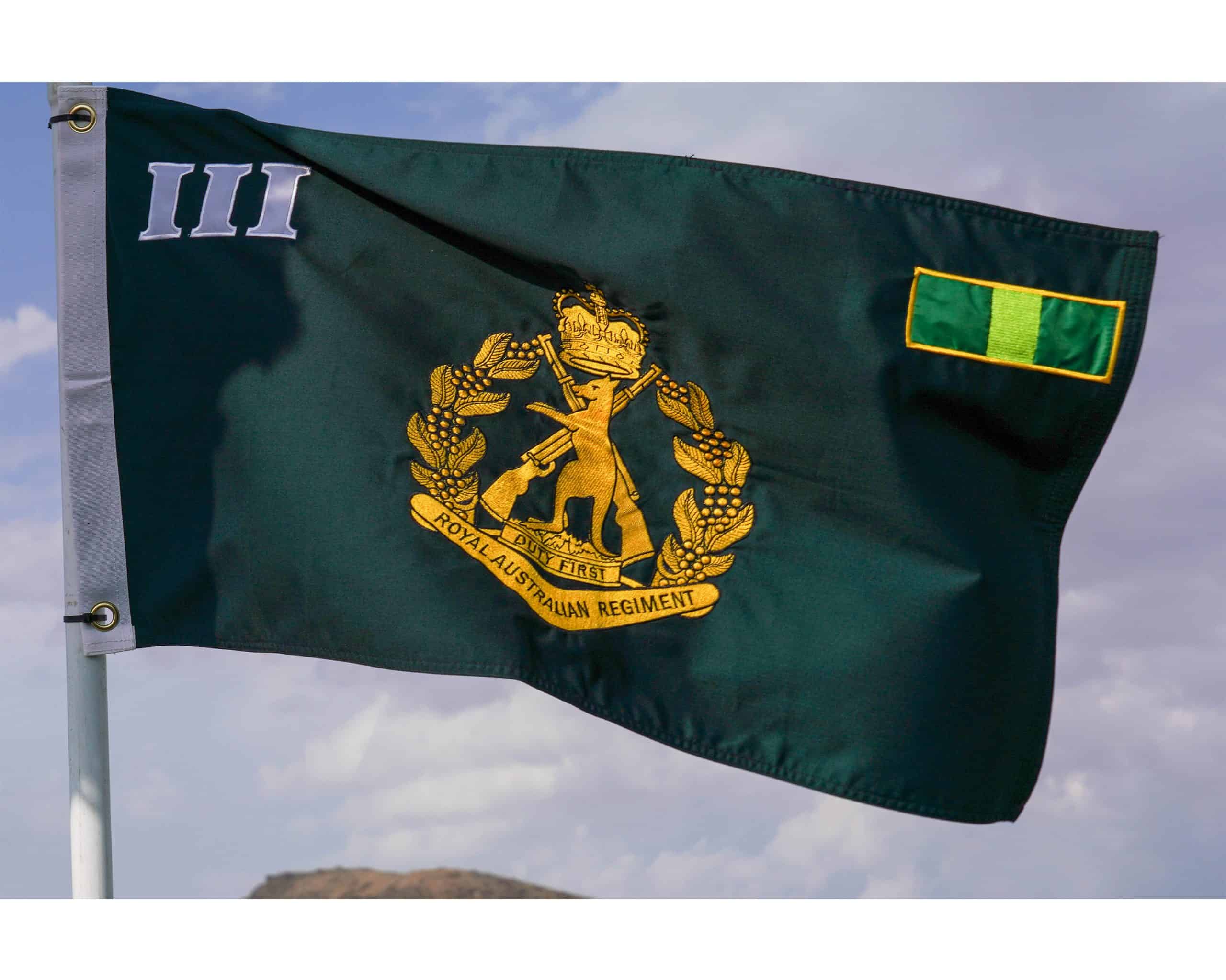 3rd Battalion Royal Australia Regiment 3RAR Unit Flag Military 